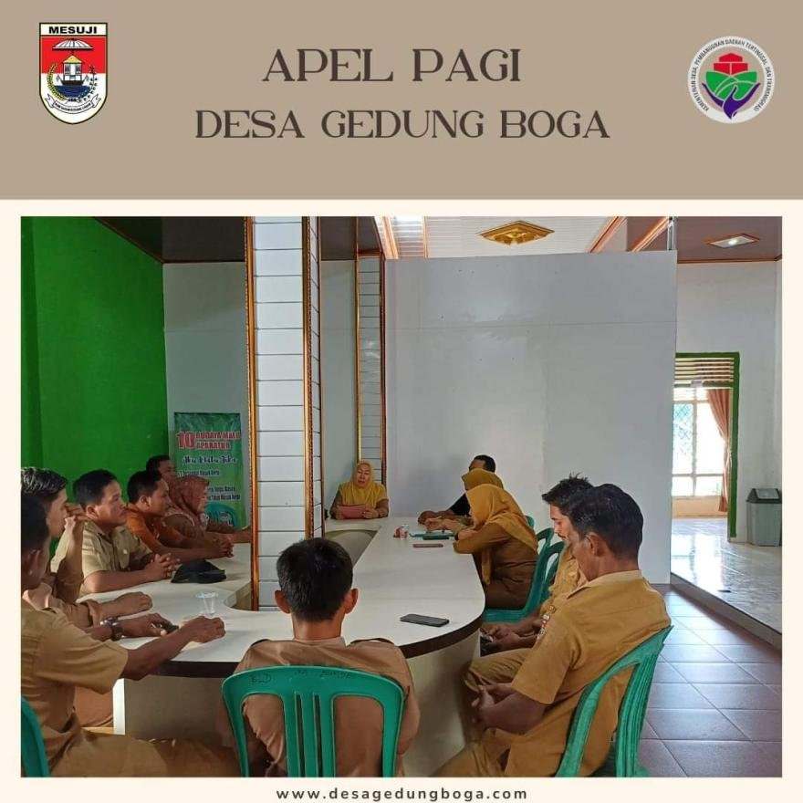 Apel Rutin, Kades Gedung Boga Himbau Agar Masyarakat Tidak Sembarangan Nyalakan Api